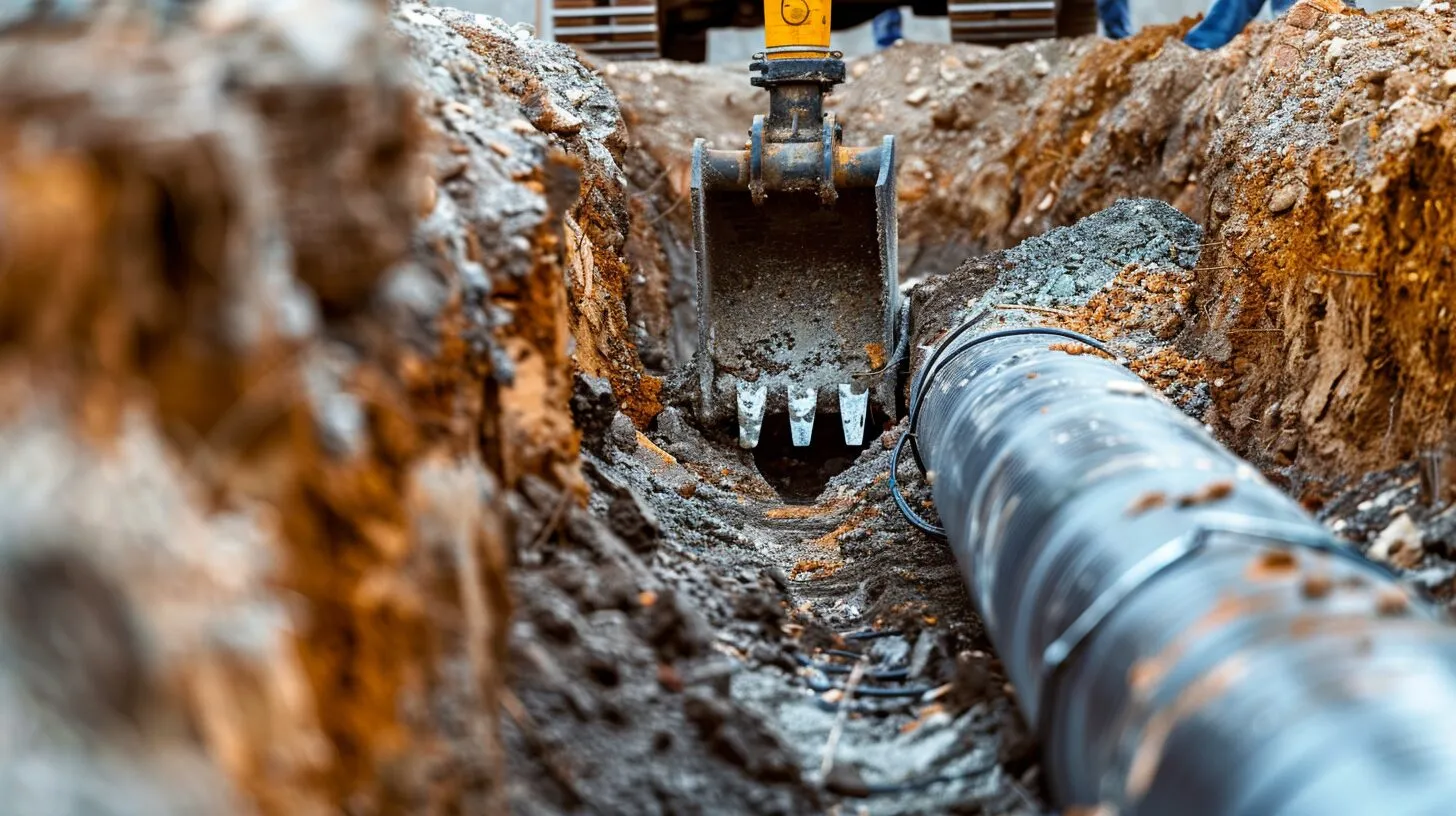 Excavation sewer repair