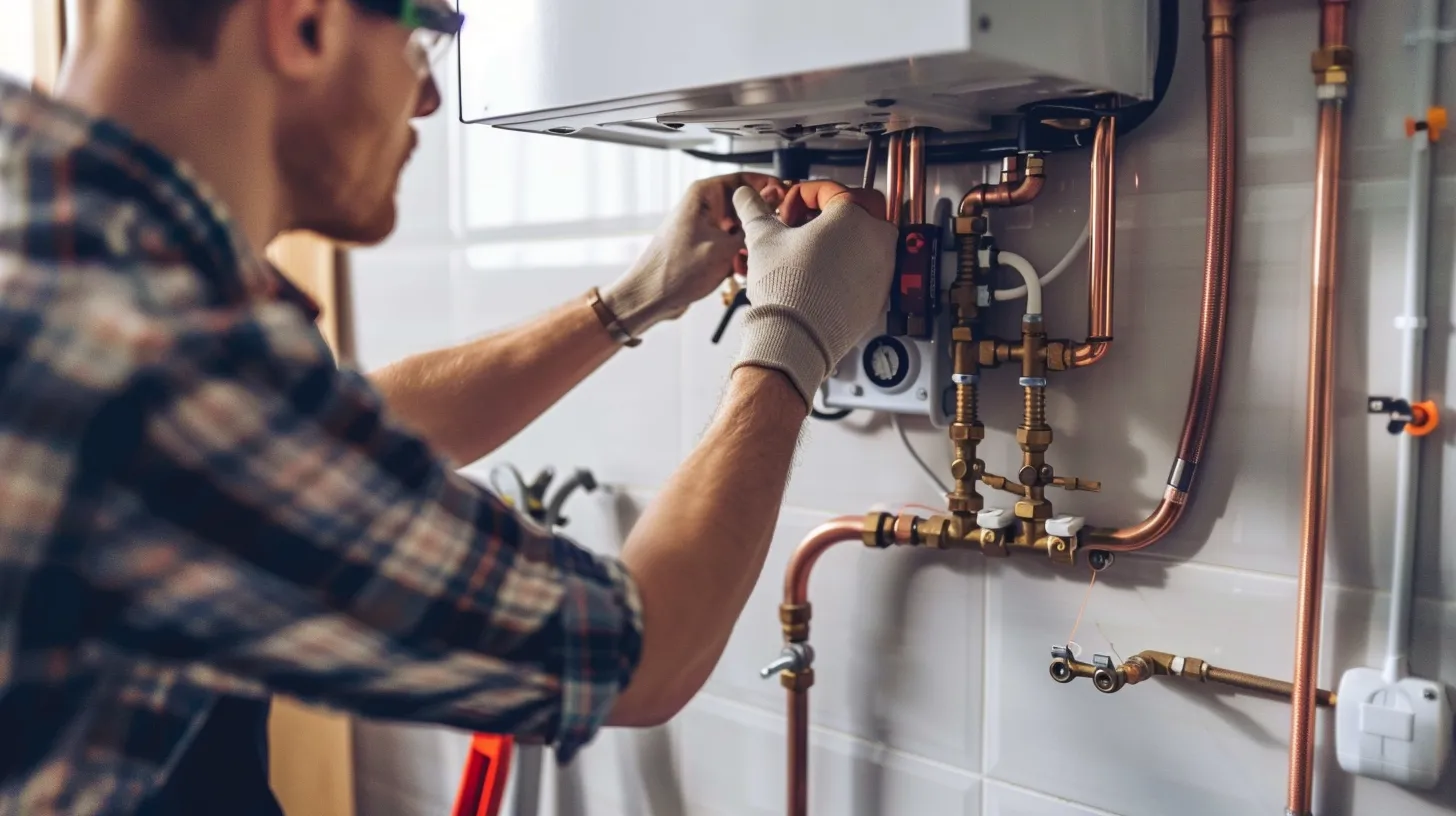 Tankless water heater installation