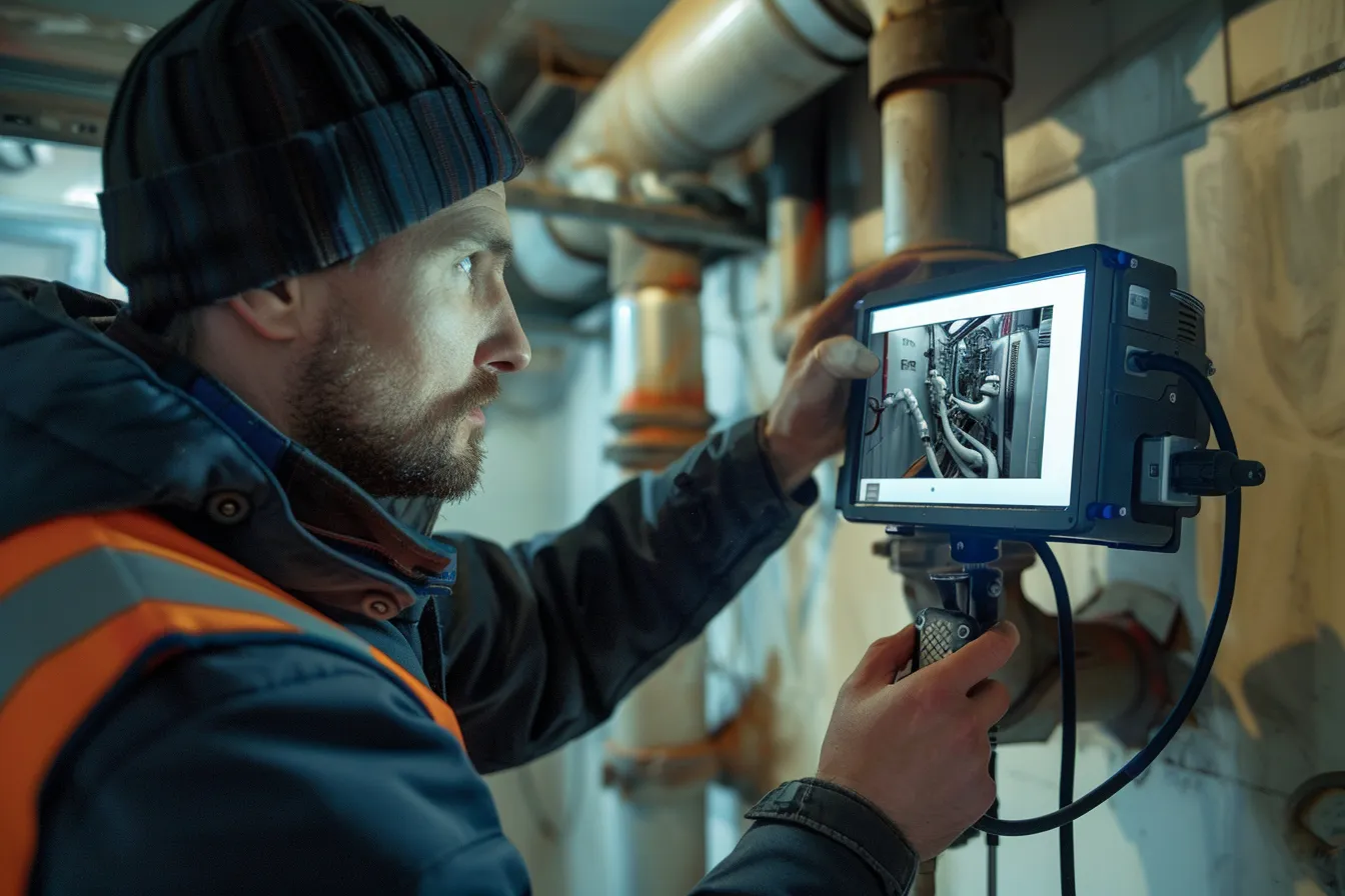 Video camera drain inspection